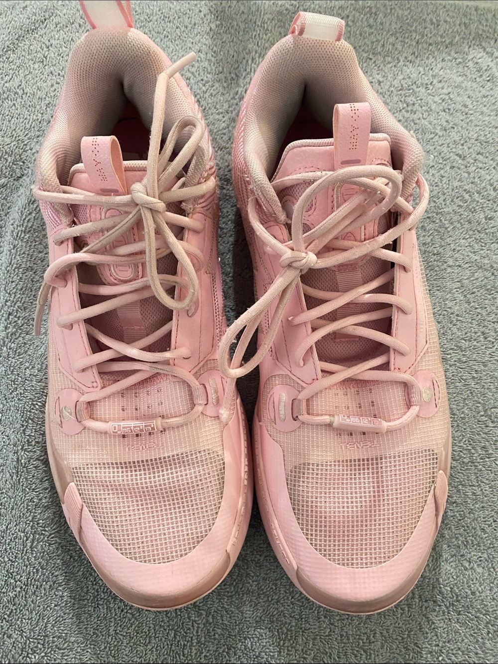 Pastel pink Li-Ning Way of Wade 10 Low 'Cherry Blossom' sneakers